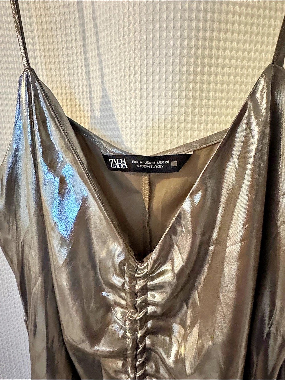 Zara Foil Print Midi Slip Dress - Picture 4 of 4